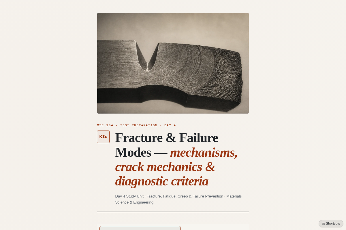 Preview of MSE 104 — Fracture and Failure Mode Classifier